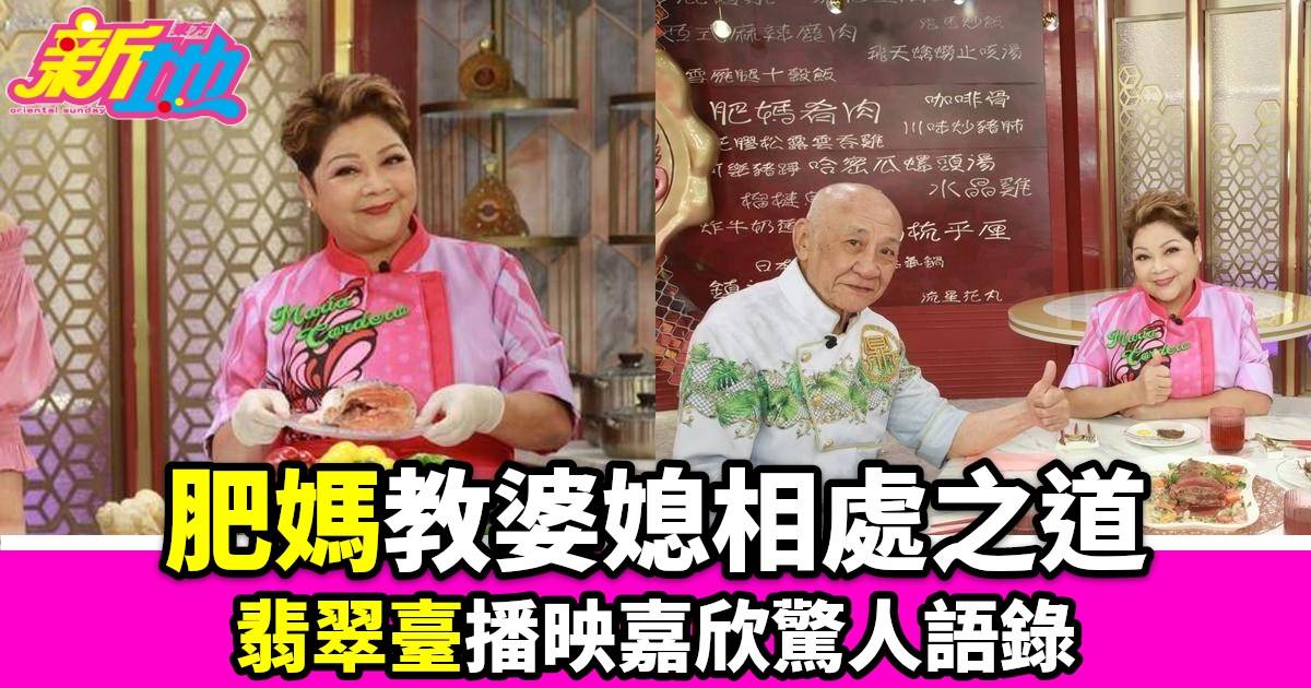 肥媽李鼎｜翡翠臺播映婆媳相處之道遊嘉欣驚人語錄生蠔似精子鼎爺光頭真相