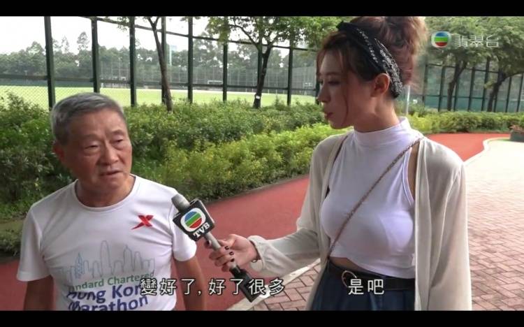 32D林泳淘離巢TVB  最新代言廣告狂玩「𠝹波袋」