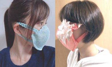 （多圖）胸圍變口罩！日本大眼美女 DIY 胸圍口罩成功出位 H Cup阿姐爆笑挑機