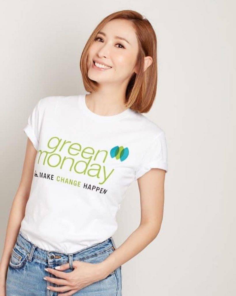  陳貝兒是個素食者，經常在IG宣傳「Green Monday」