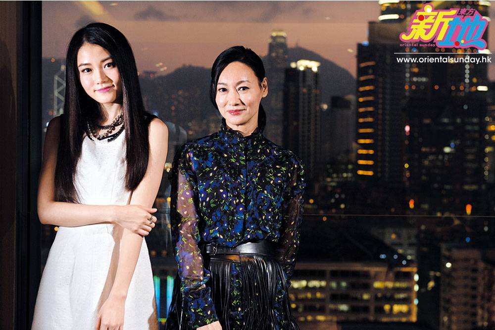  陳穎欣2015年主演電影《上身》，與影后惠英紅飾演母女，是她首度擔正女主角，她笑言很幸運能和小紅姐合作，令她袋了很多「錢」入袋。