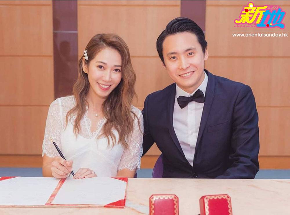 Jessica 與圈外台籍老公陳冠廷（Steven）在拍拖六年後，於去年10月於台灣拉埋天窗，成為 Super Girls 中首個結婚的成員。