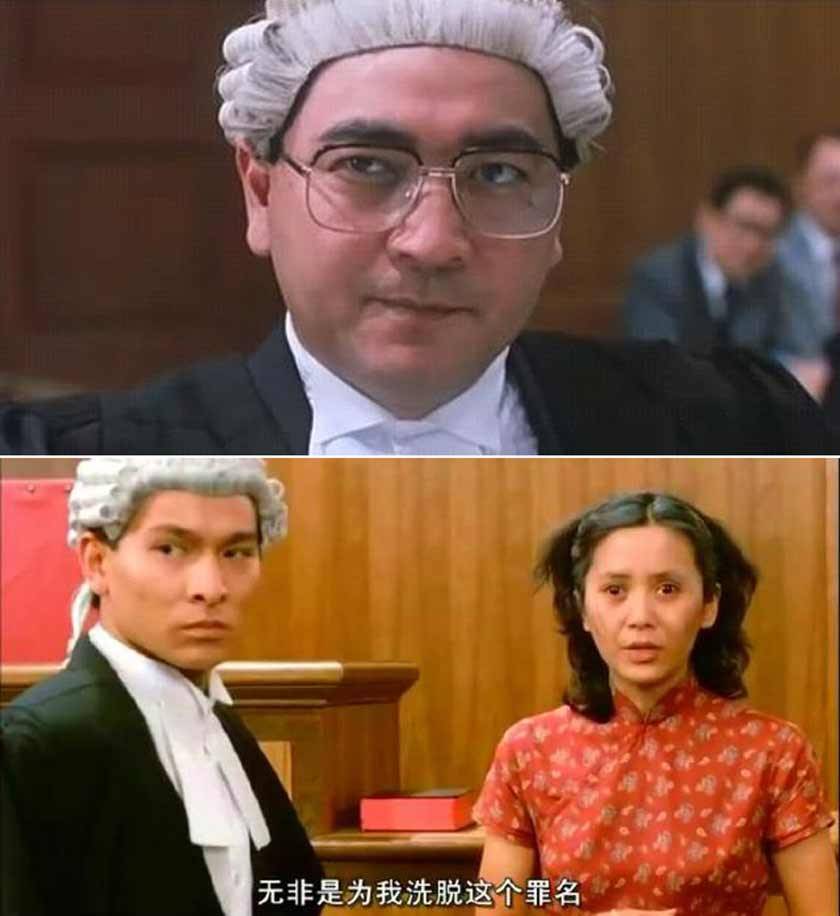 電影中秦沛飾演檢察官，與劉德華對簿公堂。