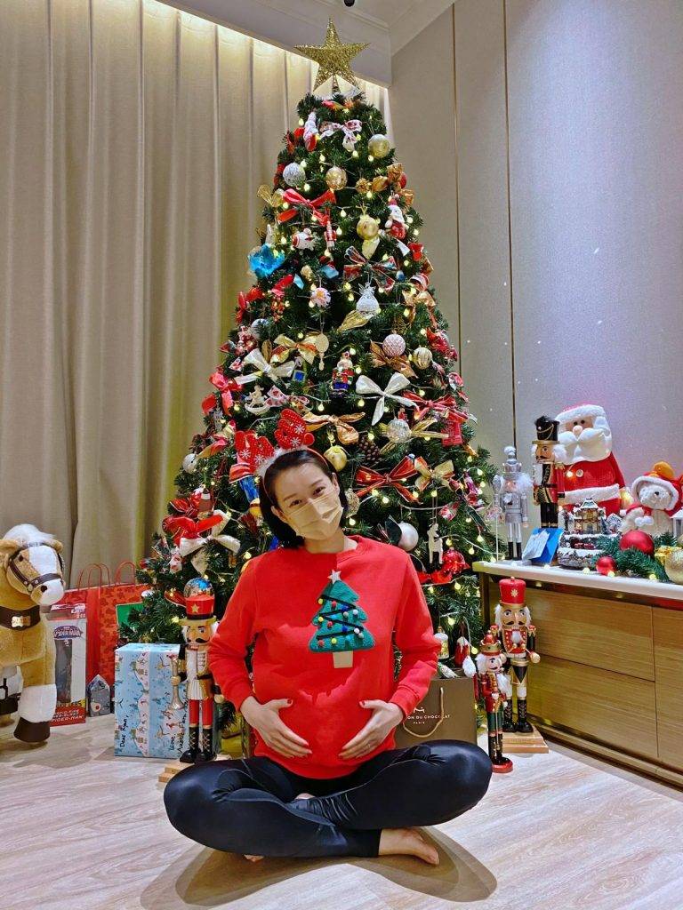 胡杏兒聖誕宣布三度有喜，她表示在生在三姊妹家庭，故亦希望能擁有三個小朋友。