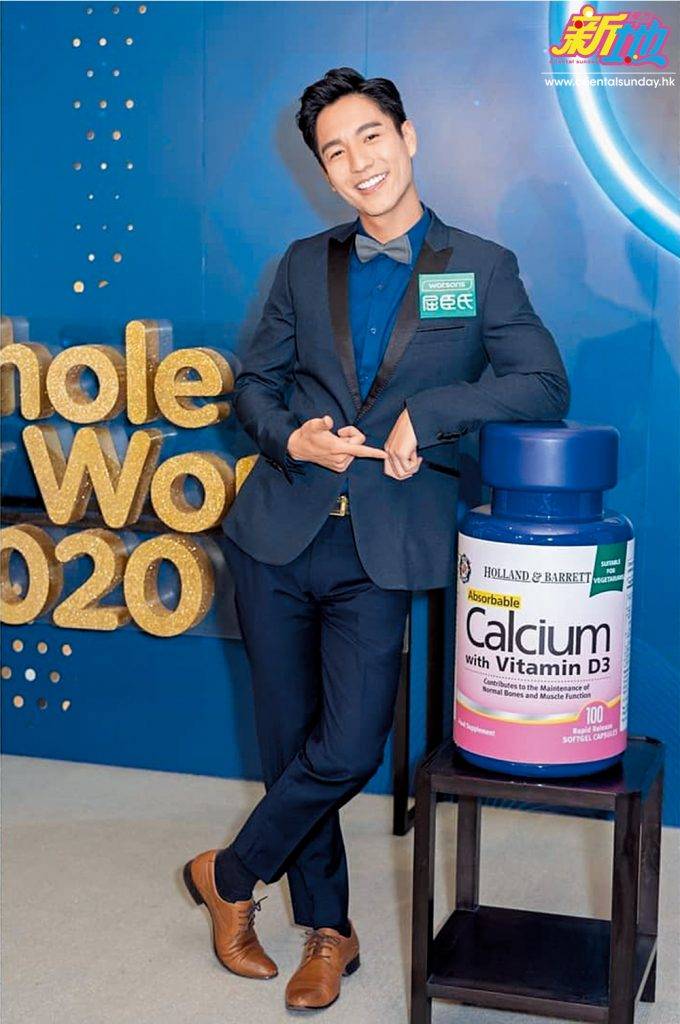  形象健康的吳偉豪近年成為廣告新寵，即使疫情下亦有不少品牌找他做代言人。