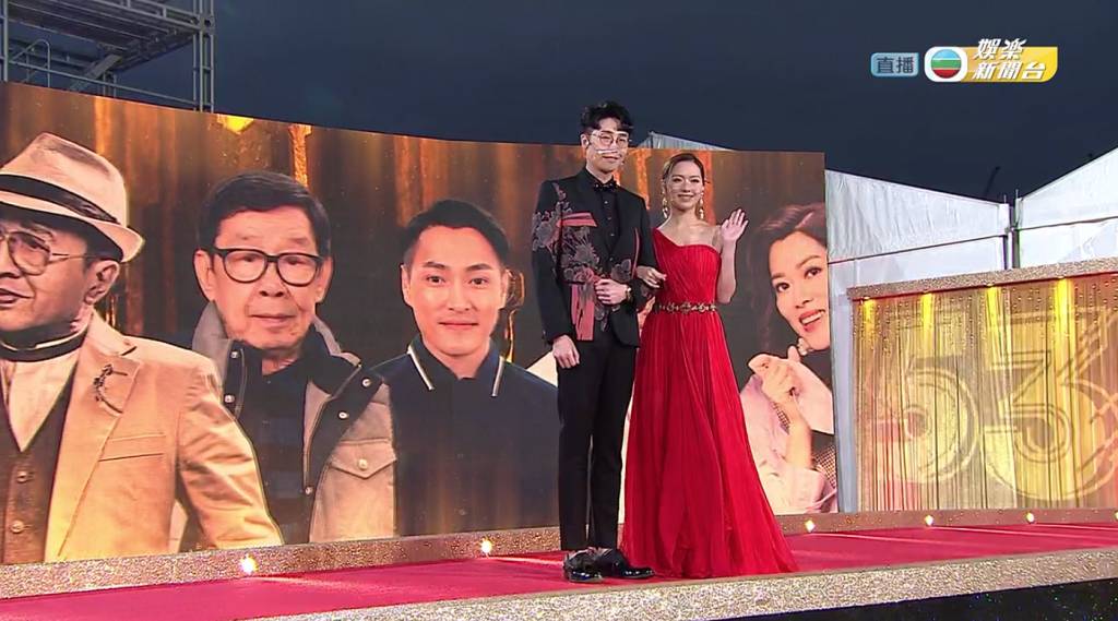 萬千星輝頒獎典禮2020 當主持的馮盈盈、陸浩明。