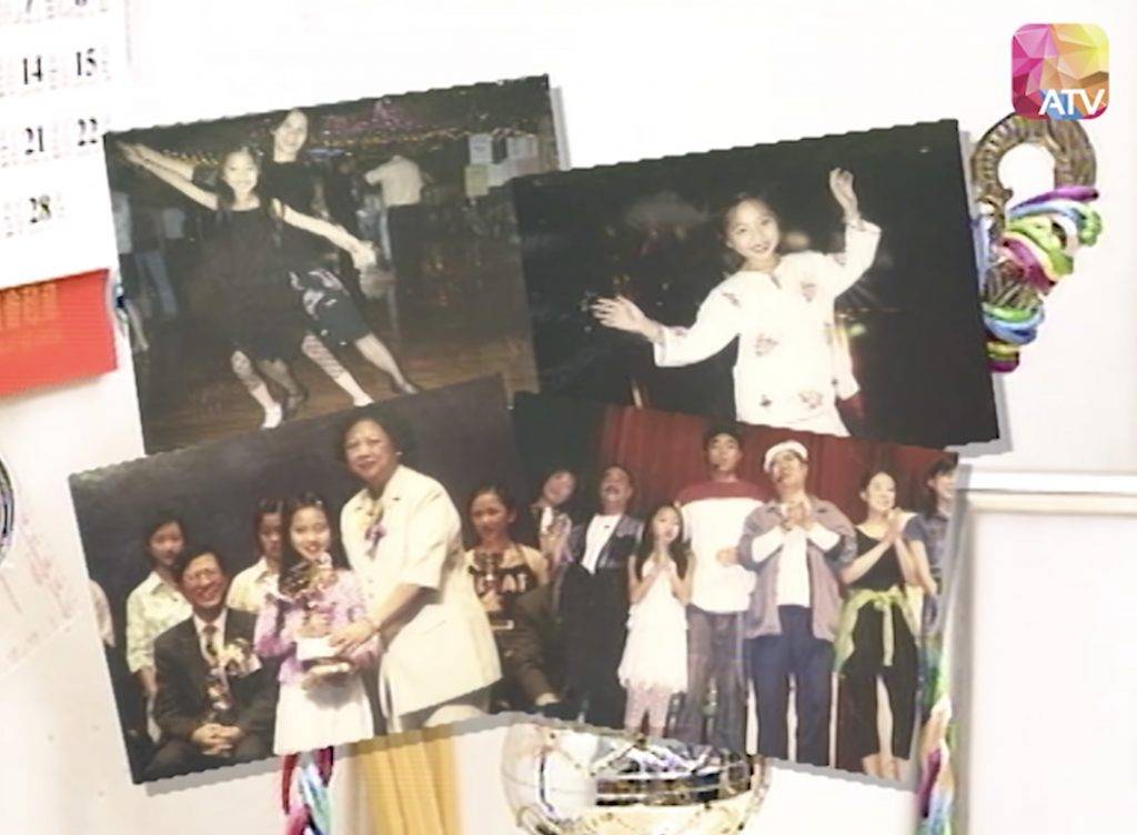 林穎彤在節目中展出曾參加社交舞、歌唱等比賽。