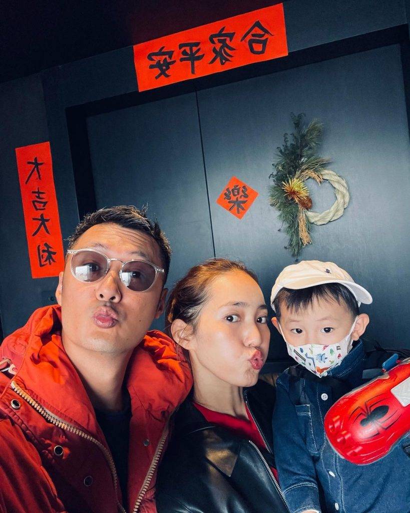 陳奕迅 余文樂近年與妻及一對子女長駐台灣。