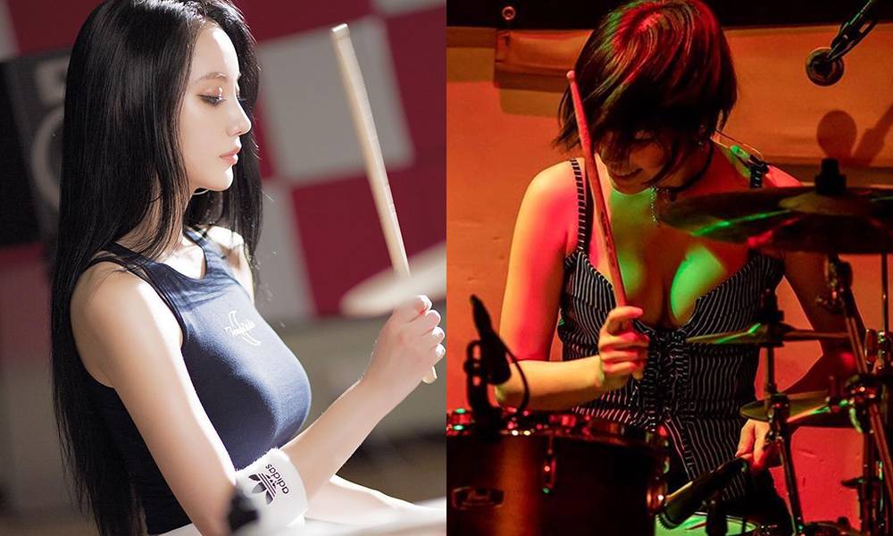 擊戰｜盤點14位亞洲美女鼓手超吸睛！盤點日韓台性感Youtuber鼓手