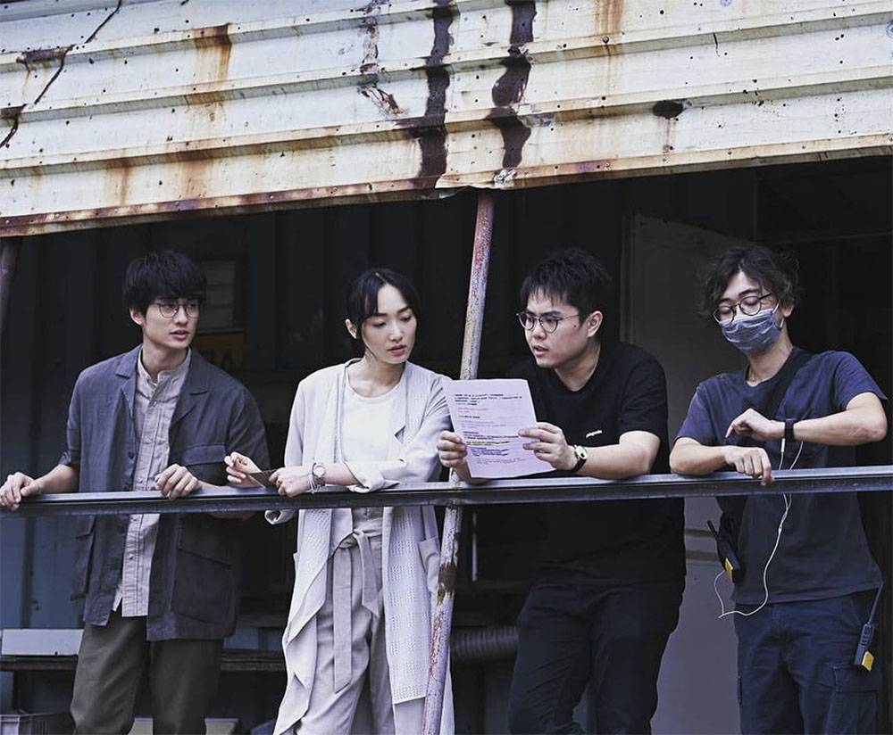 940920 導演羅嘉駿（右二）直指今次唔揀日本而改去台灣取景，原因之一係因為經費問題。
