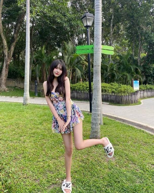 香港小姐2021 Ukei社交網中的靚相。