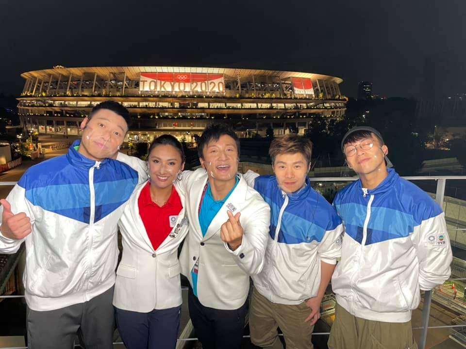 東京奧運 周奕瑋和吳業坤都是無綫東京奧運採訪大軍的一員。