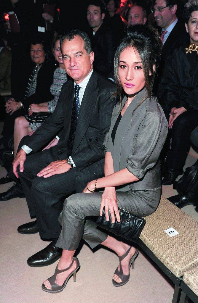 01年Maggie Q以名模身份，出席米蘭時裝展。