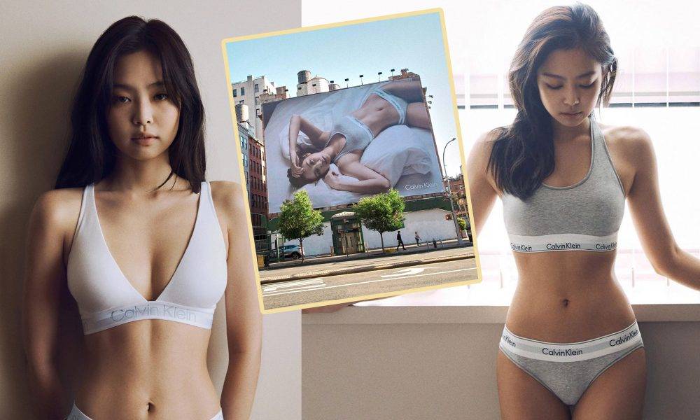 Jennie@BLACKPINK公開CK內衣代言照　  首位韓國人巨型廣告牌登錄侯斯頓大街
