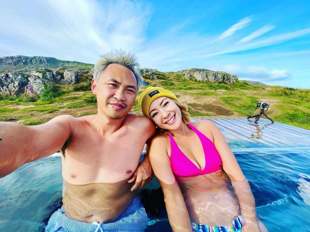 張志明 上月梁芷珮和老公Kenneth飛到冰島拍攝的新節目《冰島潮什麼》將於10月開播。