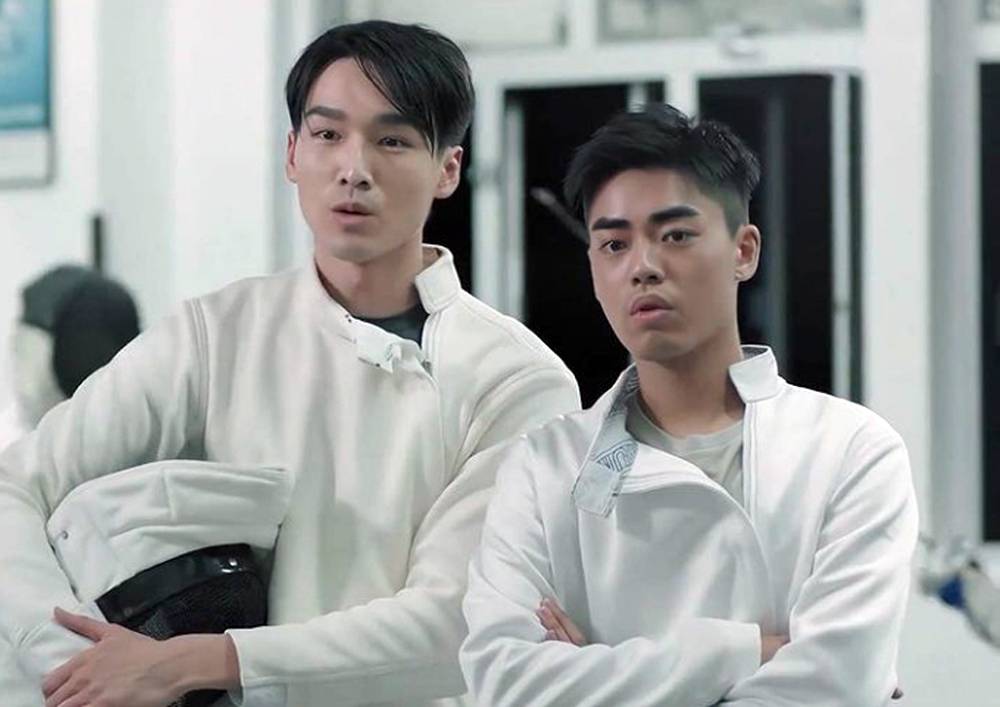 有份參演無綫劇《七公主》的陳戩浩（右），被網民猜測係涉案的「24歲姓陳男演員」。（圖片來源：陳戩浩IG）