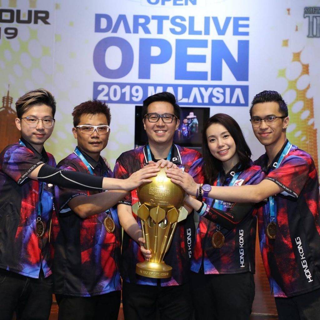 2019年梁雨恩再次贏得「Soft Darts World Cup軟式飛鏢世界盃」團體賽冠軍。（圖片來源：IG@cathy.leungyuyan）