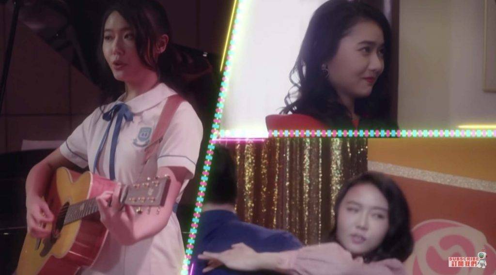 劇中飾演星二代的戴祖儀多個造型都相當青春。（圖片來源：YouTube@TVB(official)影片截圖）