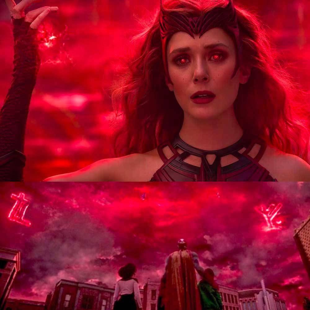 《汪達幻視》結局篇，紅女巫啟動了最強結界！（圖片來源：WandaVision 截圖）