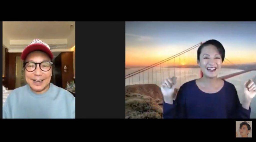 林穎嫻與賈思樂在YT頻道分享隔離經歷。（圖片來源：YouTube@林穎嫻Wing4U）