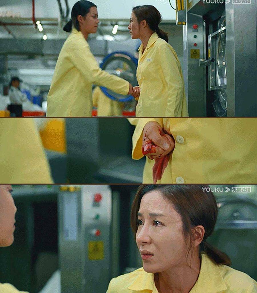 在《家族榮耀》大結局，劉悅再次登場，飾演Mandy Lin的孖生妹妹，刺傷楊茜堯為姐報仇，楊生死未卜！
