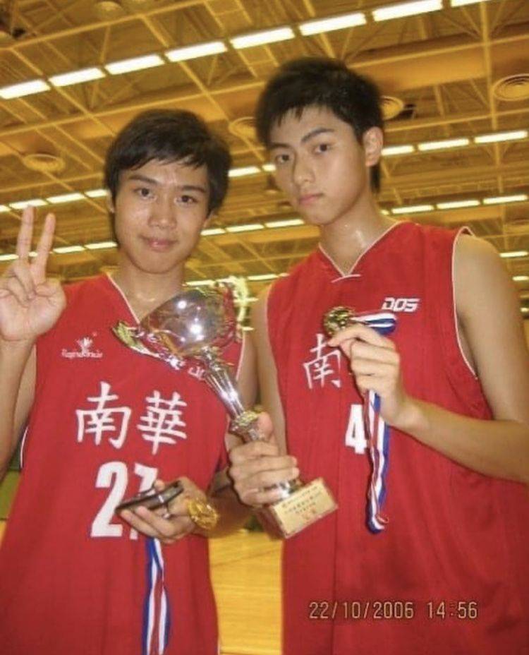 193中學時已是籃球健將，為學校籃球隊成員，更曾入選南華籃球少年隊。