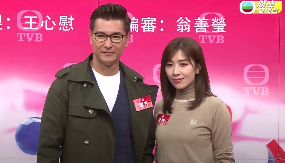 《隱門》的男、女主角分別是陳展鵬和黃智雯。（圖片來源：TVB娛樂新聞台截圖）
