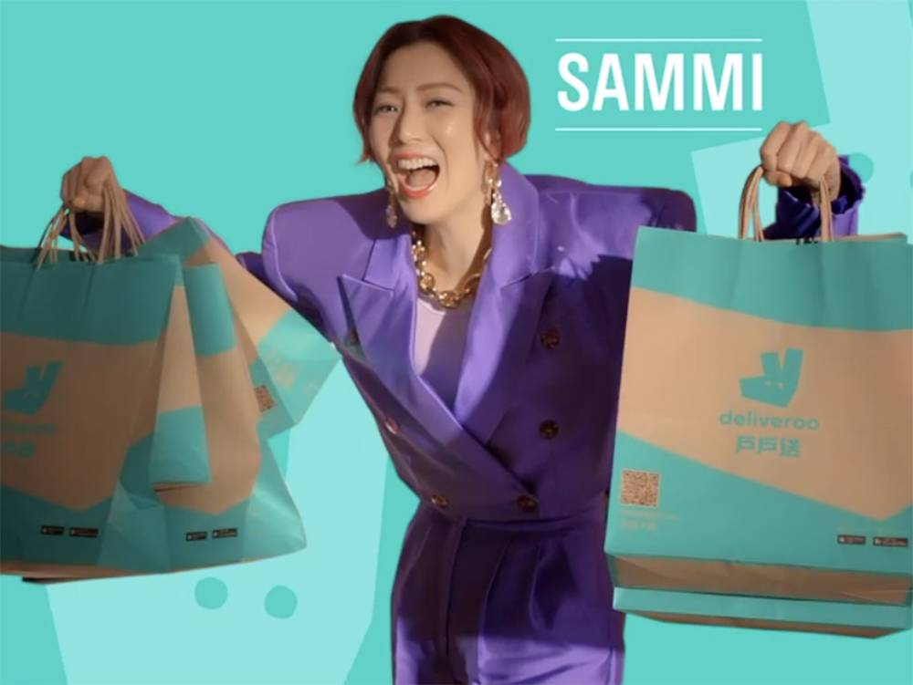 鄭秀文 Sammi都有份為今年首季排名第三的廣告商Deliveroo做代言。