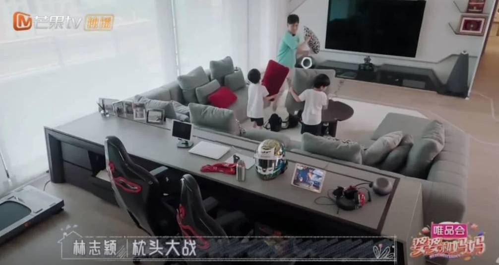 林志穎 林志穎客廳空間寬敞   圖片來源：《婆婆和媽媽》影片截圖
