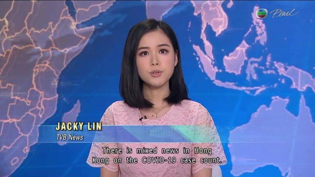 林婷婷 林婷婷2019年加入无綫新闻台，成为明珠台晚间及财经新闻记者及主播。（图片来源：无綫新闻截图）