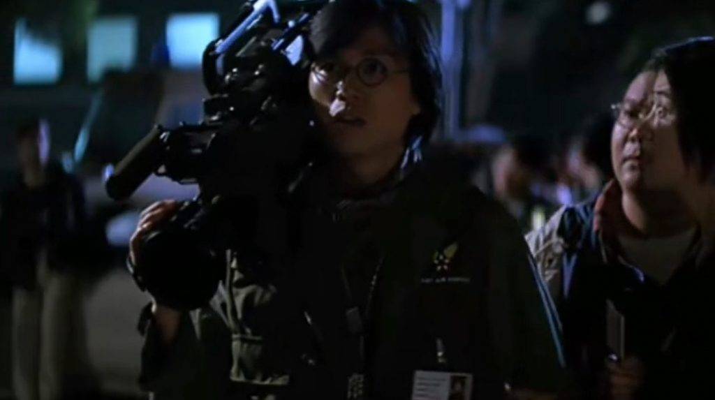 錢嘉樂 黃子華在電影《霹靂火》扮演攝影師，與袁詠儀最多對手戲。