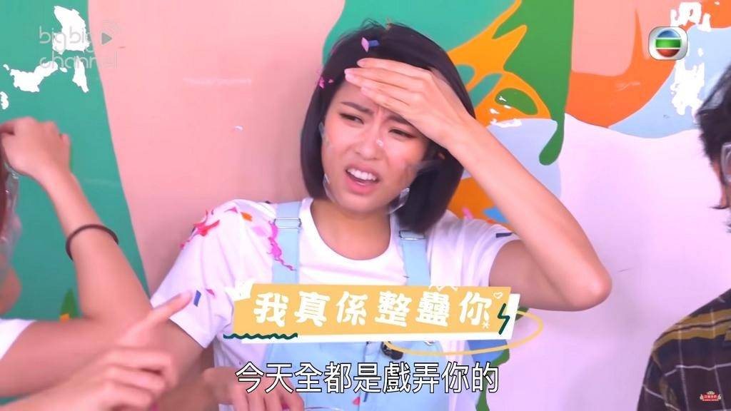 超能使者 最後節目組宣布劉穎鏇被整蠱，她仍目定口呆不懂反應。