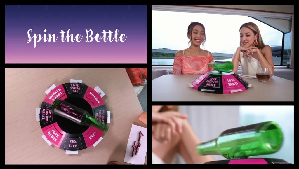 Love Matters with Grace Grace與Lesley大玩「Spin the Bottle」遊戲，挑戰「Truth or Dare」。