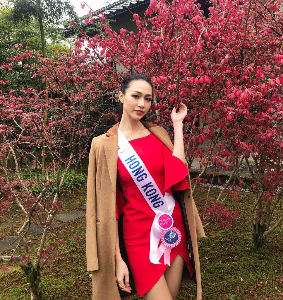 下流上車族 香港小姐 黃嘉雯 黃嘉雯在2018年代表香港參加國際小姐