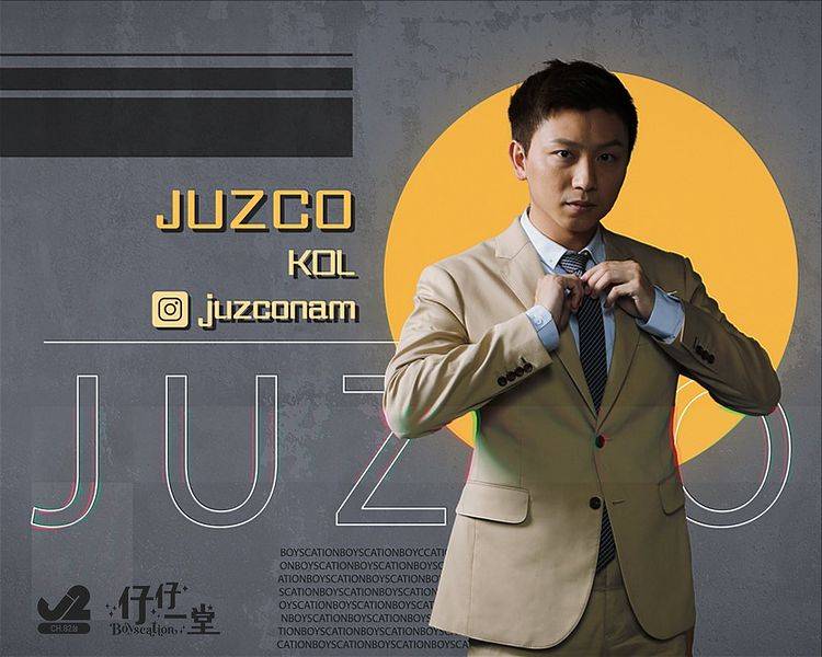 仔仔一堂 Juzco是一個擁十萬follower的KOL，IG內勁多騷肌相