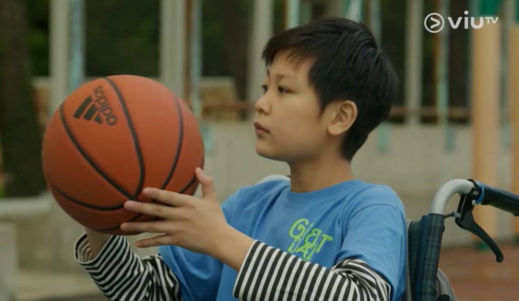 黃梓賢 角色雖然行動不便，但亦無減對籃球的熱愛。