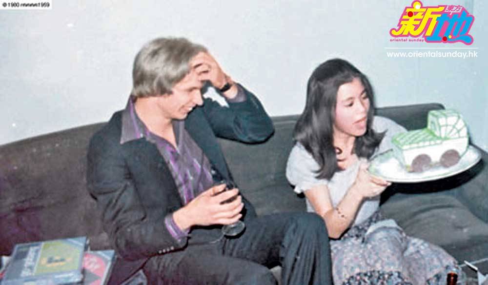 翁美玲 二人愛得投入，可惜1982年因爲翁美玲返香港參加選美，而令戀情告終。