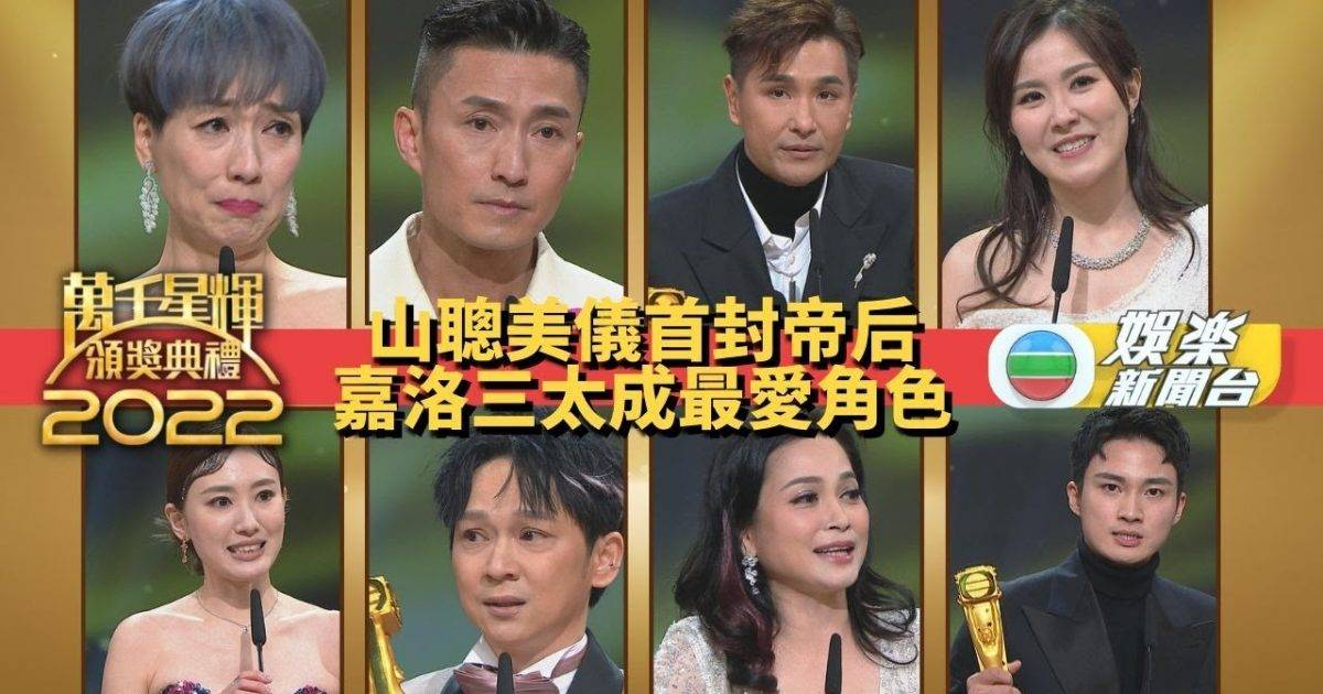 萬千星輝頒獎典禮｜各大獎項塵埃落定 山聰美儀首封帝后 嘉洛三太成最...