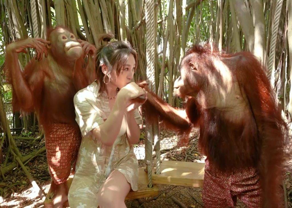 吃貨橫掃曼谷 高Ling錫猩猩手背。