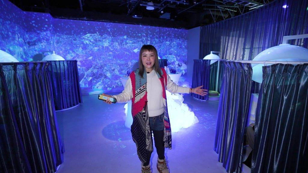 解風東京 植物花藝展覽為主的展覽，帶給觀眾多重體驗，例如有「冰凍花園」有種置身於《Frozen》的視覺效果