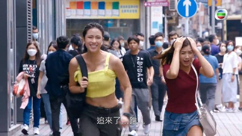 隱形戰隊 劉穎鏇 劉穎鏇 日前一集在街頭又跑，畫面真係好震撼。