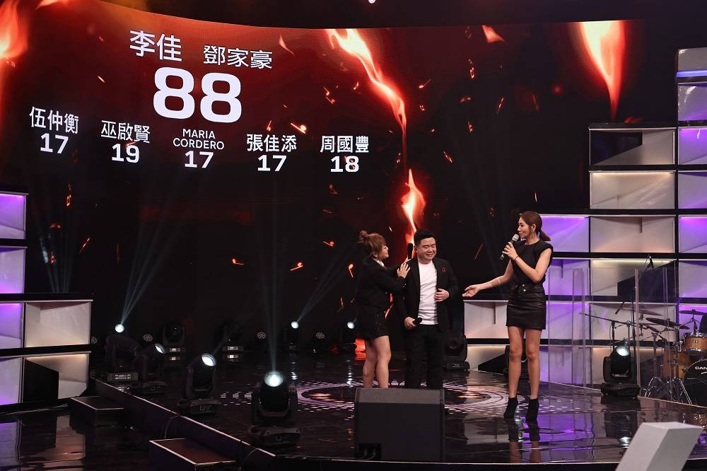 中年好聲音 李佳及顏志恒憑住出色表現，同樣獲得88分成為全晚最高分