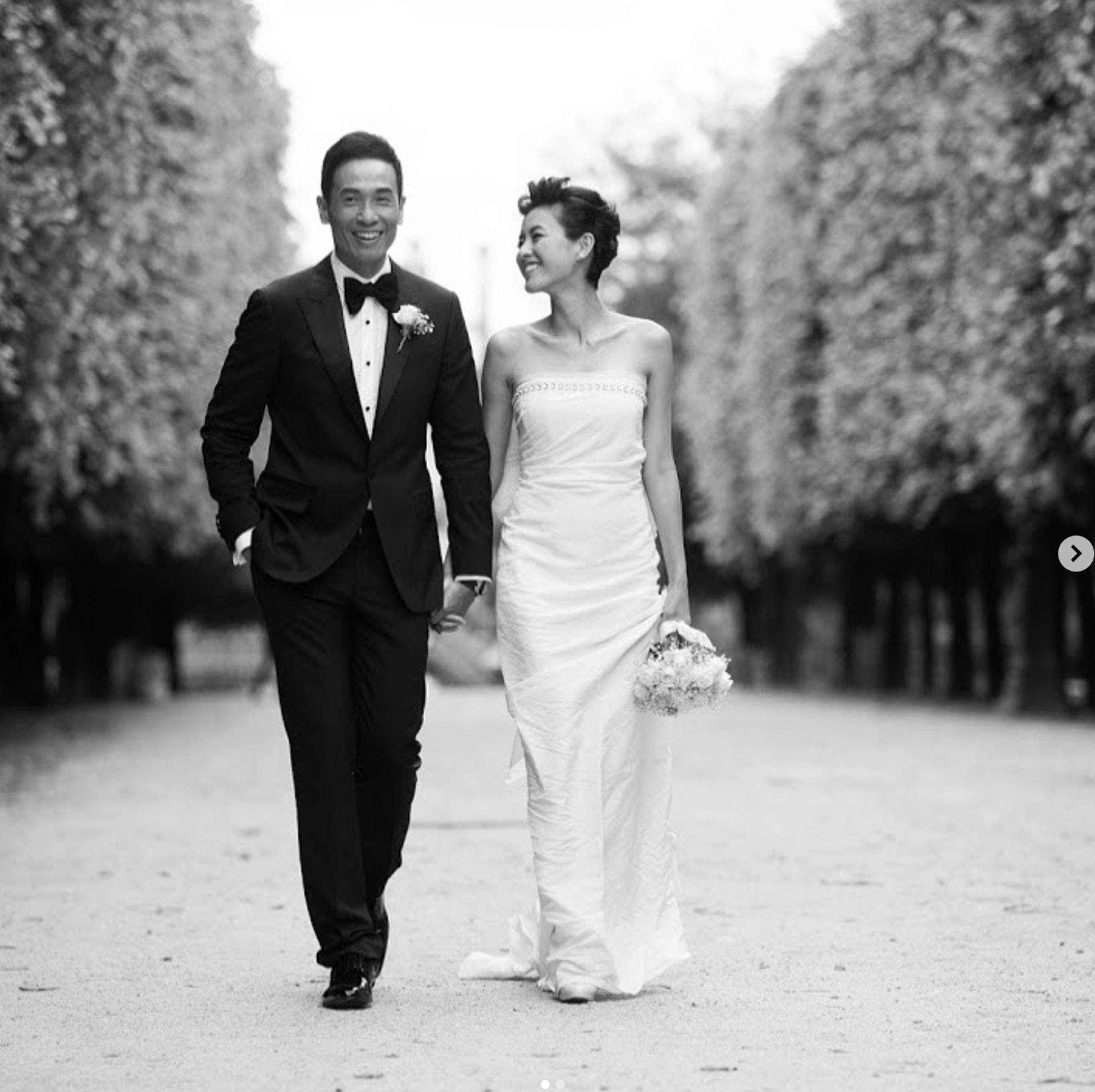 陳豪 陳茵微 二人於2013在巴黎行禮，大聲宣告「迫不及待想跟你共度餘生」。