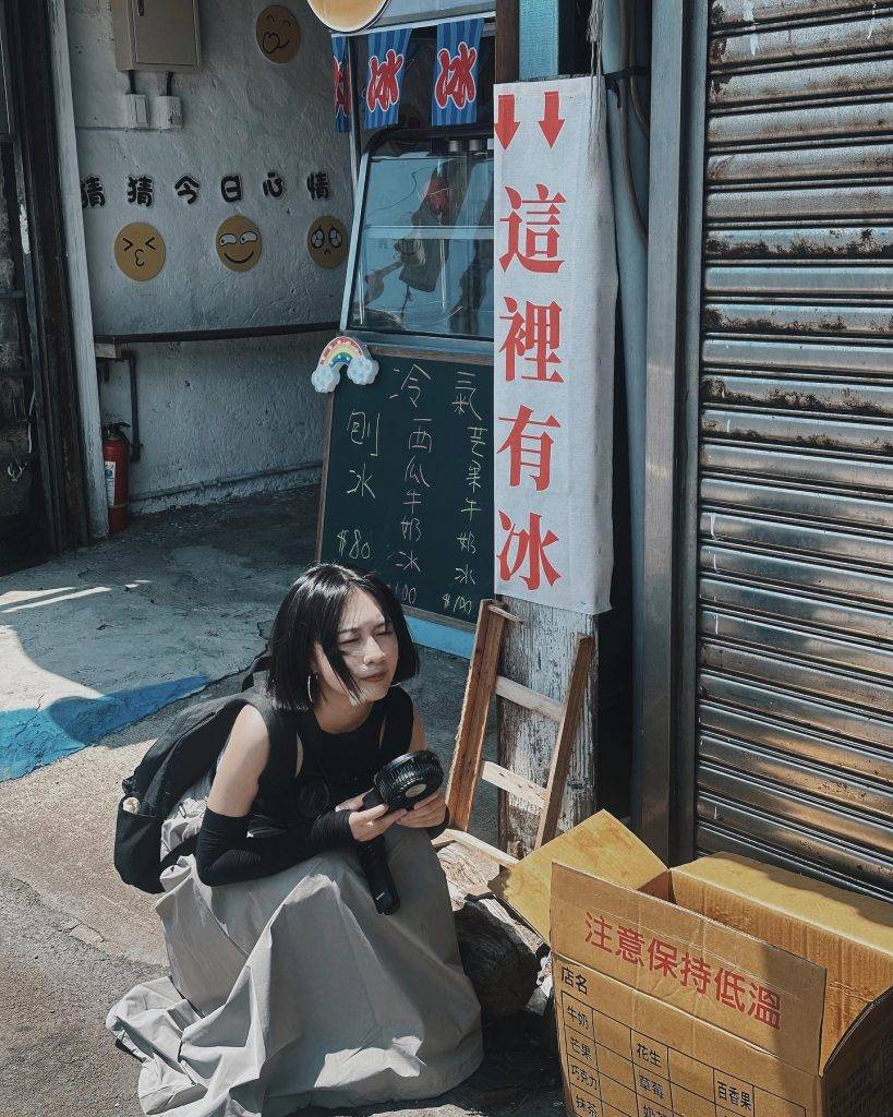 sica 何洛瑤 Sica早前突然剪成一頭爽朗的短髮，並出走台灣周圍玩。
