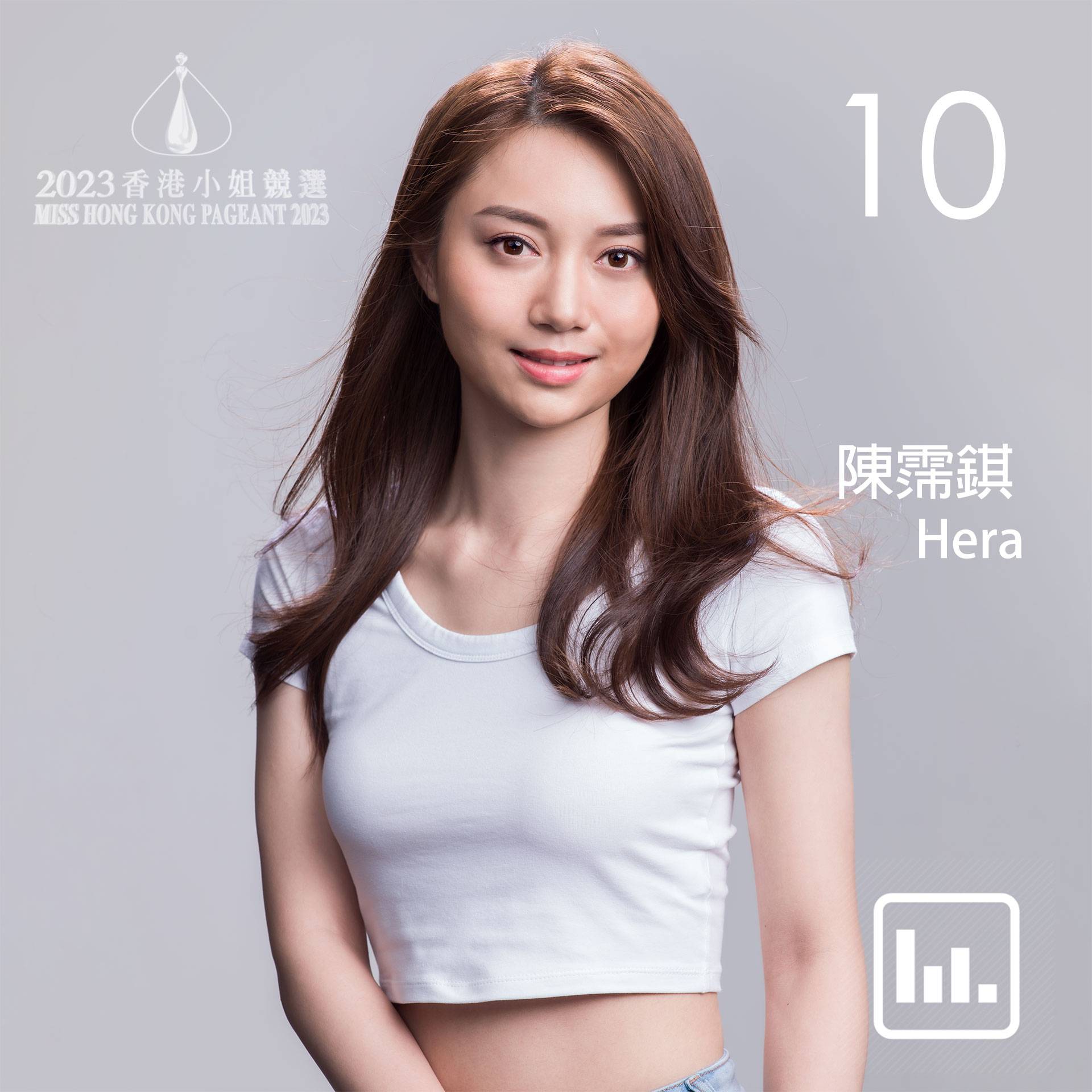 香港小姐2023 陳霈錤 陳霈錤 10號 hera 陳霈錤 10號佳麗陳霈錤Hera Chan）