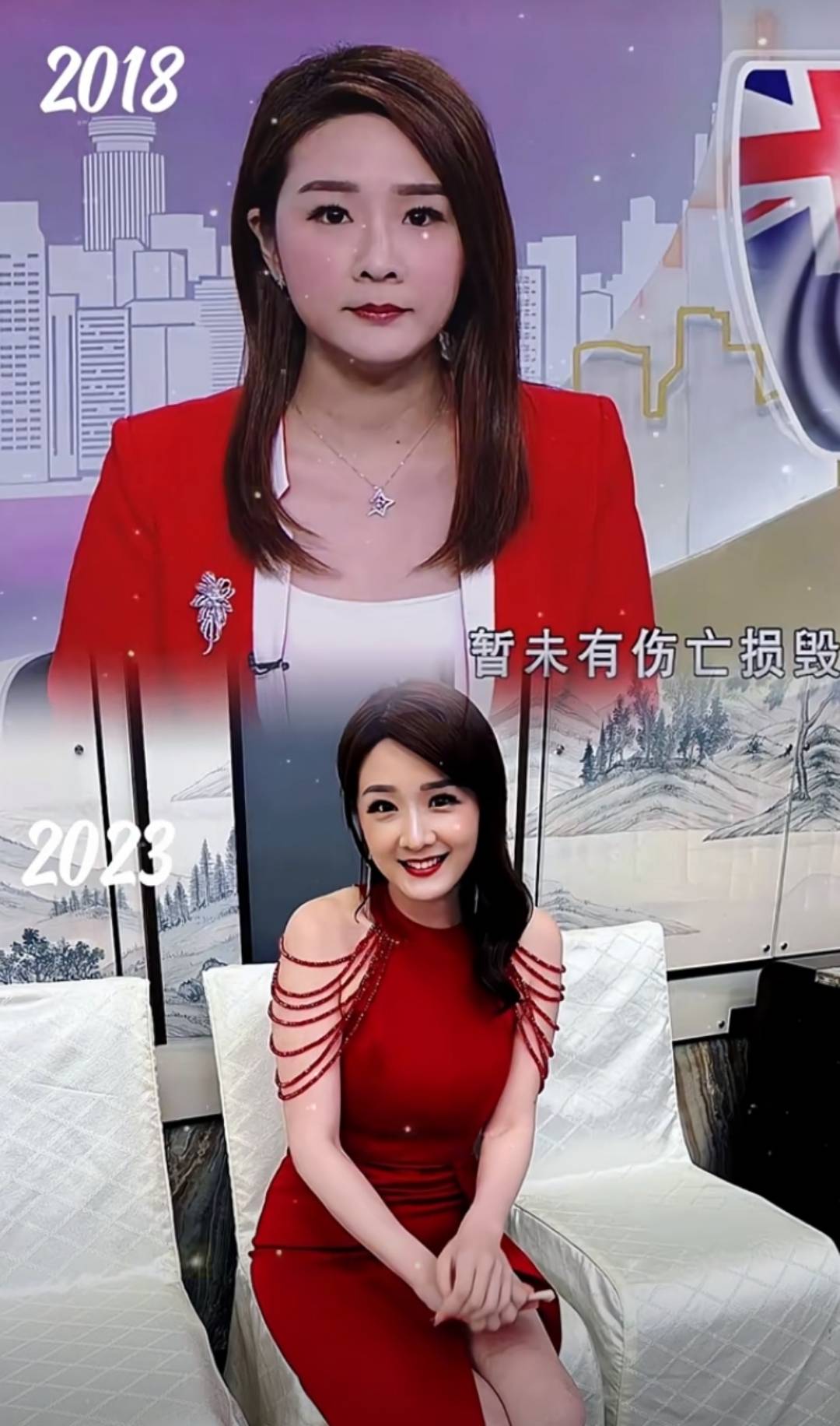 孫雪祺 孫雪祺對比返自己2018年初入TVB和現在的相片，自言為了每日面對高清鏡頭而努力調養自己的皮膚狀態，因此現在她的氣色愈來愈好！
