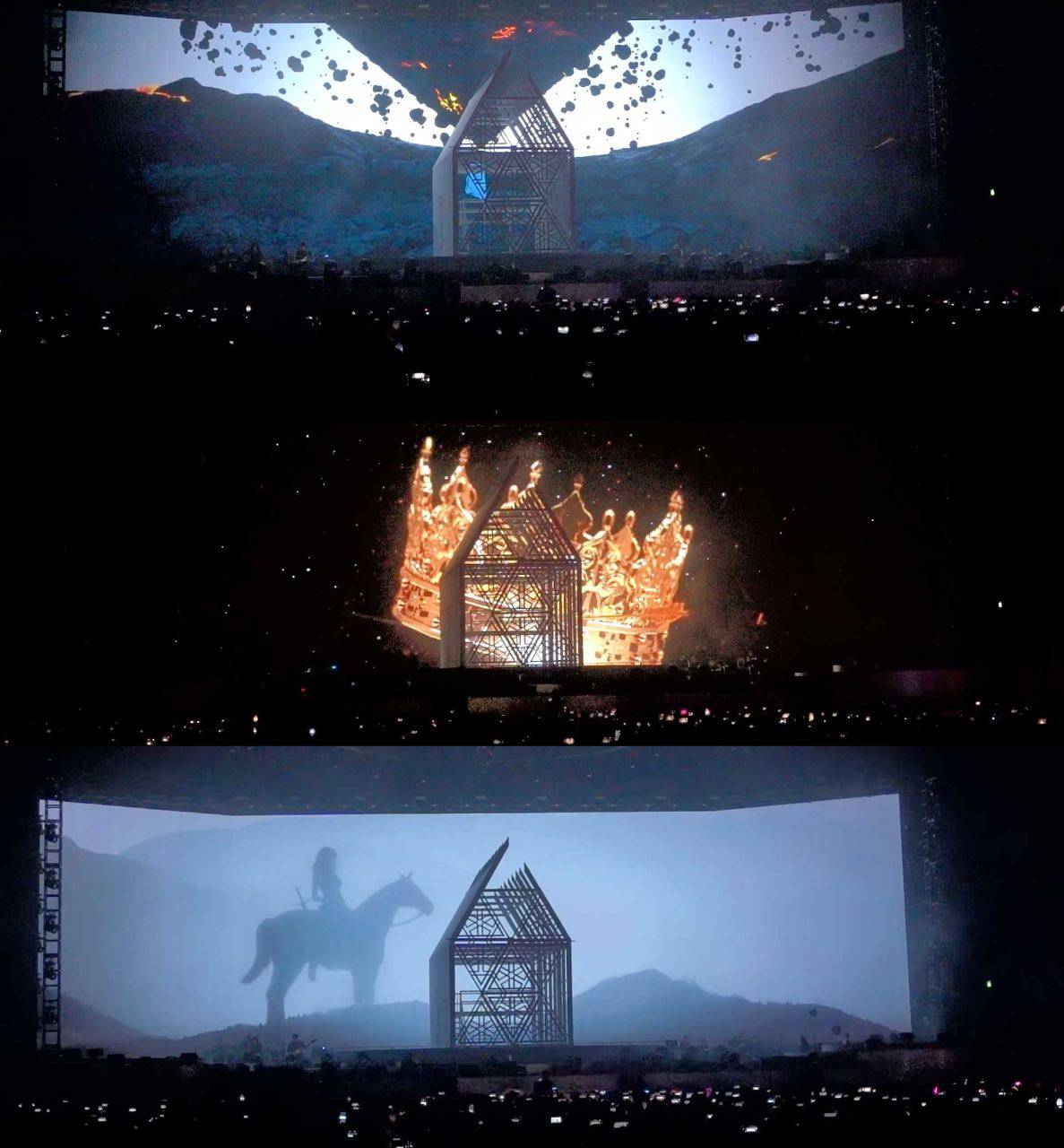 陳慧琳 演唱會 陳慧琳 大熒幕上所播放的影片都好高質。