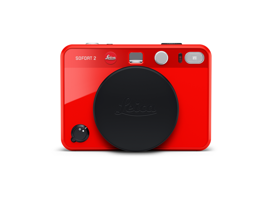 攝影帶 即影即有相機 Leica Sofort2 front red lenscap sRGB
