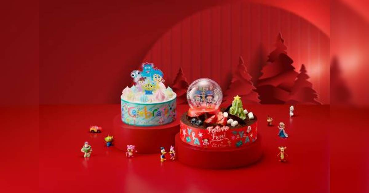 迪士尼100週年聖誕蛋糕系列 驚喜加入玩味元素 Sweet住過Party！