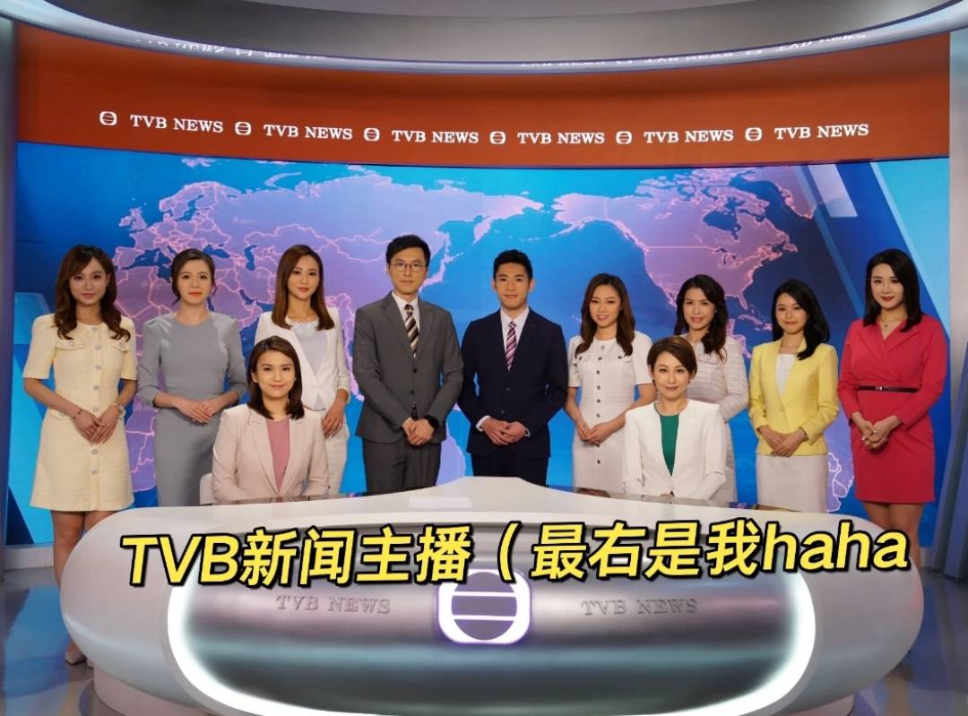 新聞女王 麥詩敏後排左三）已於今年6月離巢TVB，今次孫雪祺po出的TVB新聞主播大合照中，亦見到兩人同框。